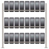 Стеллаж для колёс MS Pro Profi 200/210x50/03
